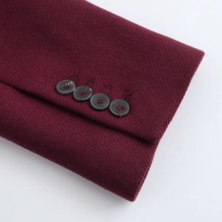 Nerisse | Double Breasted Wine Coat
