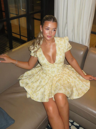 Elise | Floral Mini Dress