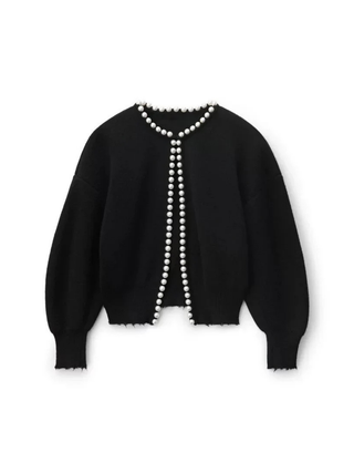 Amelia | Pearl Knit Cardigan
