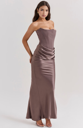 Cora | Bandeau Maxi Dress