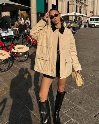 Rowen | Cream-Tone Barn Jacket